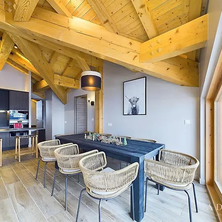 De Luxe 8 Pers. Avec Cheminee, Parking, Proche Pistes Et Commerces - Fr-1-398-683 Apartment Montvalezan
